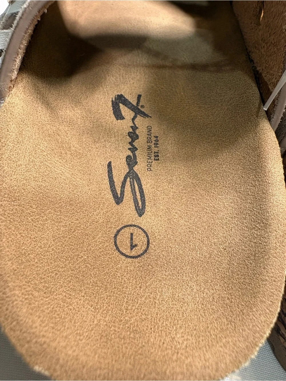 Seven Kids Taupe Suede Buckle Slip On Clogs Size 1 - New